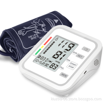Hot Sale bp Monitor Blood Pressure Talking Function Electronic Meter Electric Sphygmomanometer For Parents